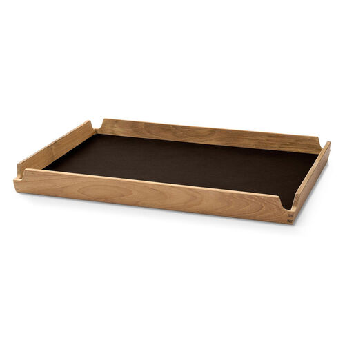 LIND DNA Teak Tray Square M Airy Nupo - Hazel/Teak